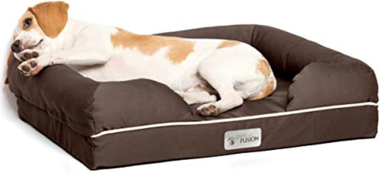 Ultimate Dog Bed, Orthopedic Memory Foam, Multiple Sizes and Colors, Medium Firmness Pillow, Waterproof Liner, YKK Zippers, Breathable 35% Cotton Cover | Joint Pressure Relief, YKK Zippers, Breathable Cotton Exterior, Multiple Sizes and Color Options, Pet