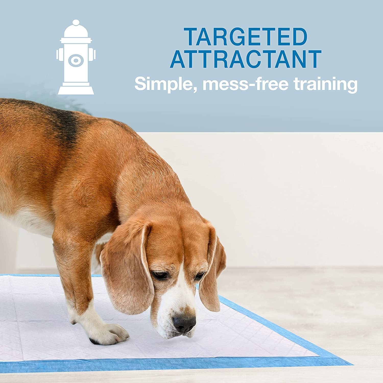 Wee-Wee Superior Performance Unscented Dog and Puppy Pee Pads, Quilted Leak-Proof Design for Housebreaking and Potty Training, 22" x 23", 100 Count